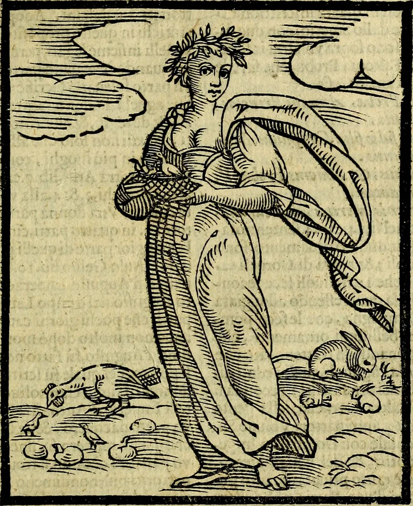 An illustration from Della piu che novissima iconologia, 1630, leaf 166