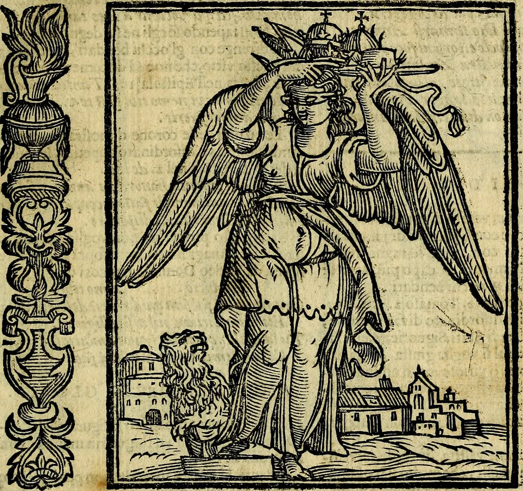 An illustration from Della piu che novissima iconologia, 1630, leaf 18