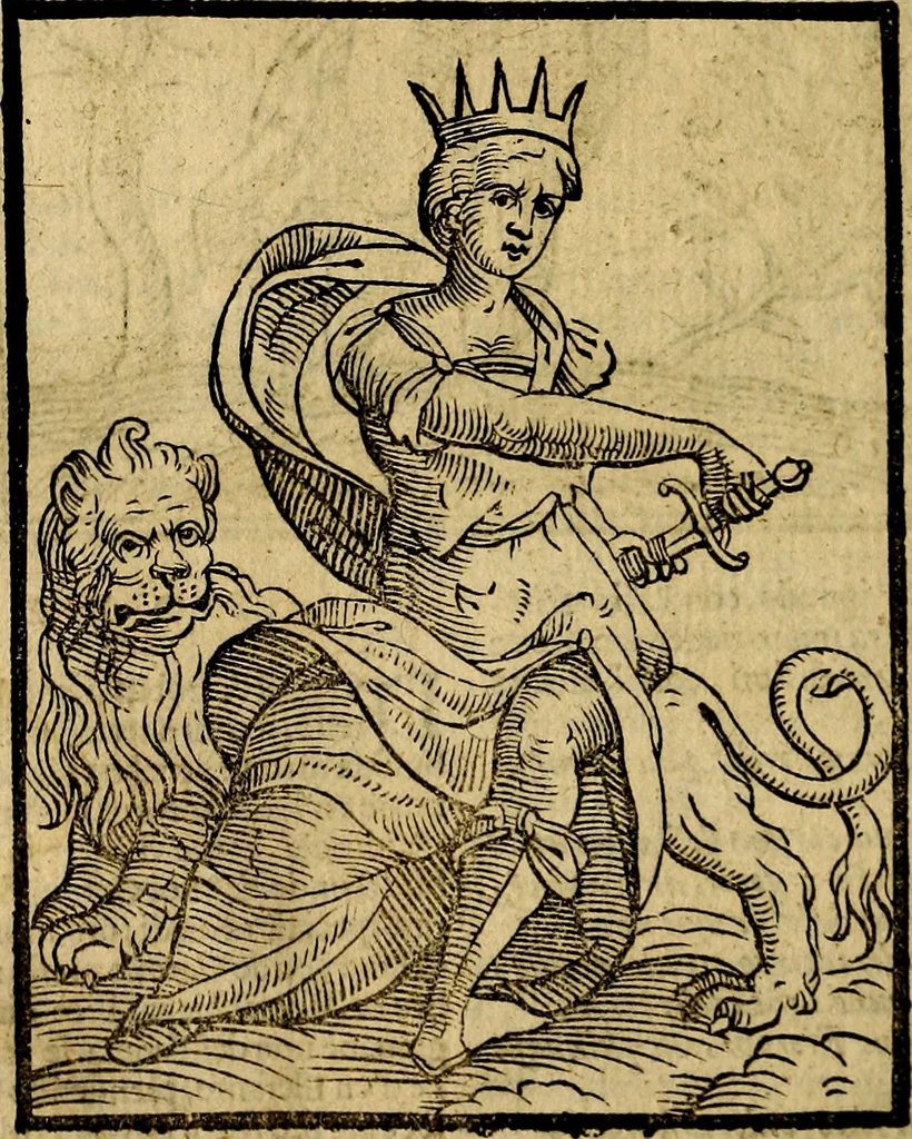 An illustration from Della piu che novissima iconologia, 1630, leaf 185