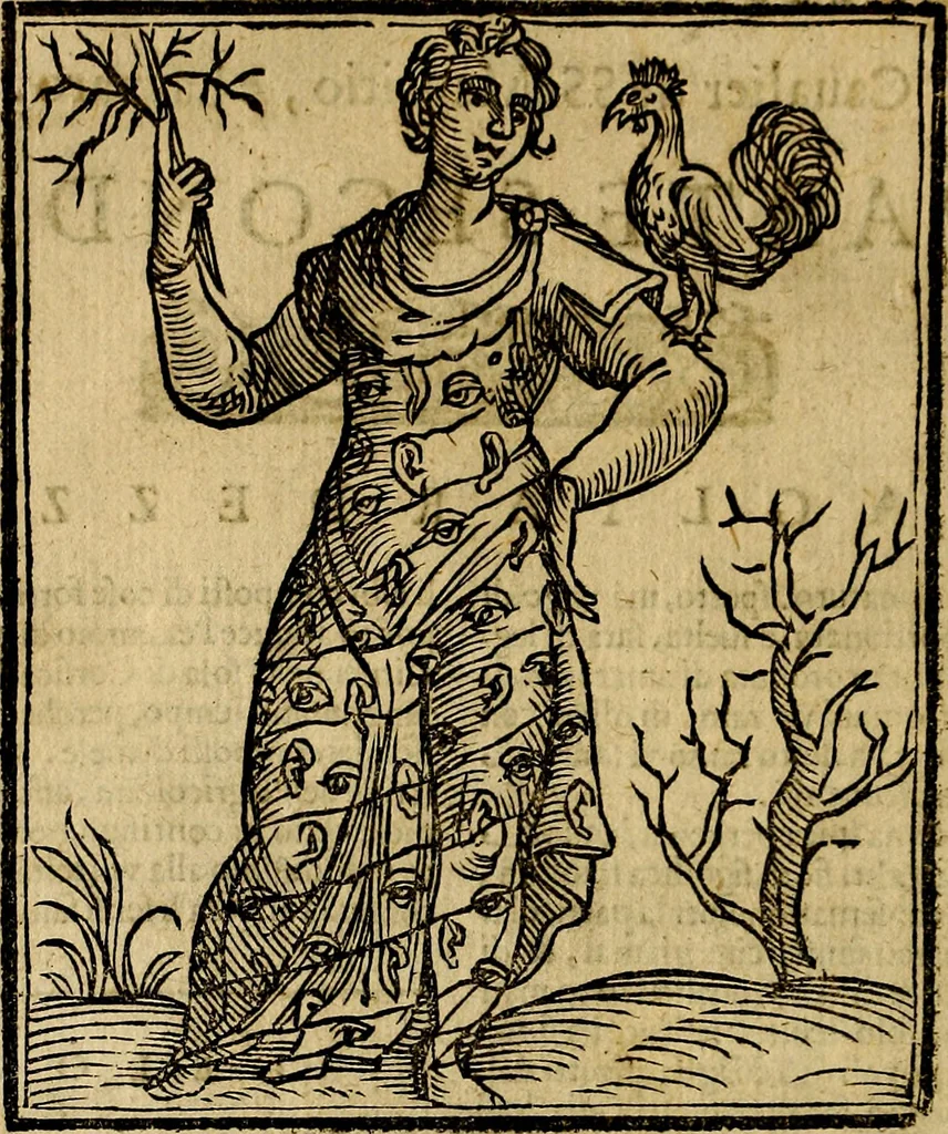 An illustration from Della piu che novissima iconologia, 1630, leaf 197