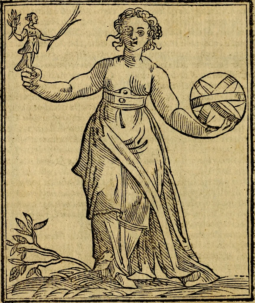 An illustration from Della piu che novissima iconologia, 1630, leaf 211