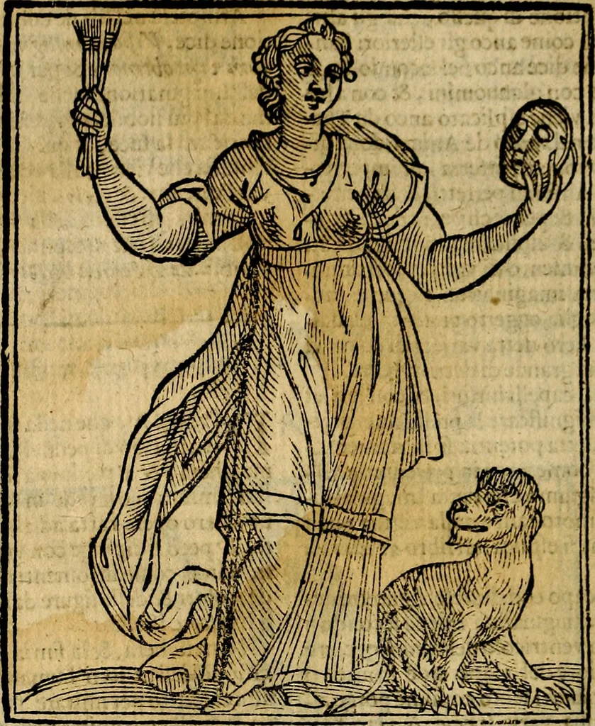 An illustration from Della piu che novissima iconologia, 1630, leaf 225
