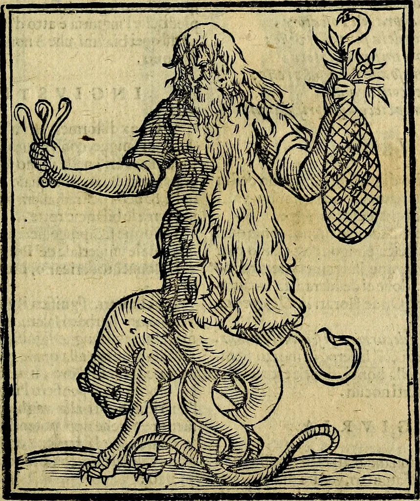 An illustration from Della piu che novissima iconologia, 1630, leaf 232