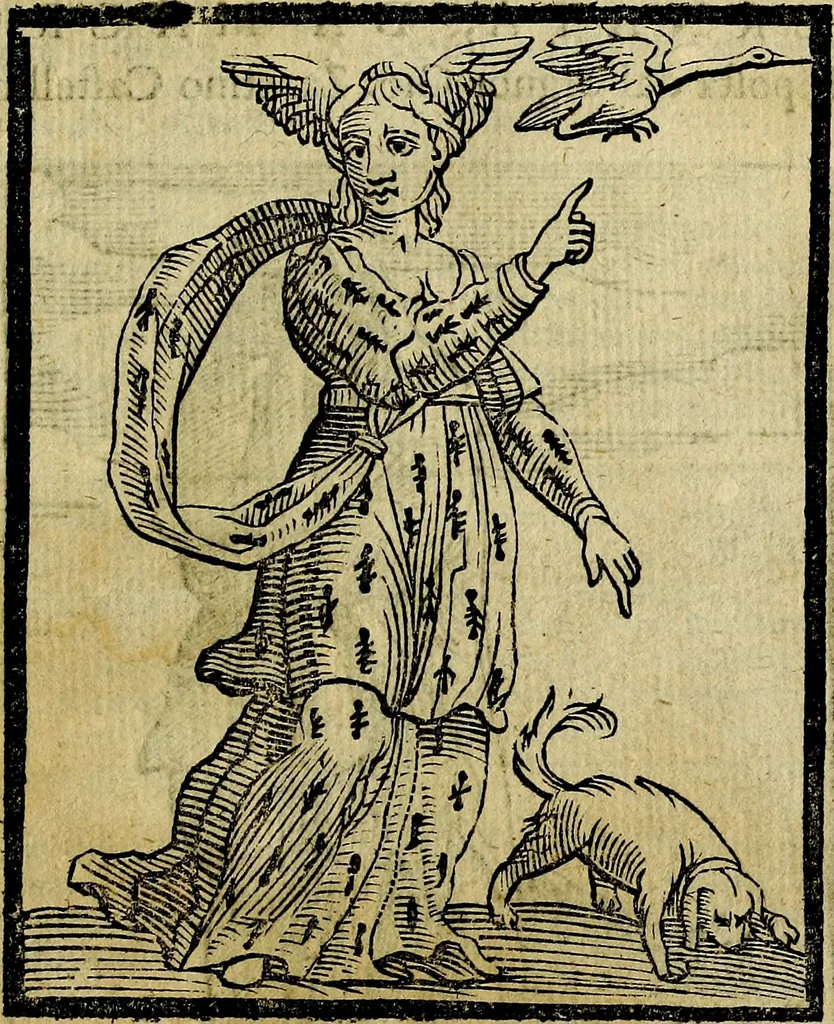 An illustration from Della piu che novissima iconologia, 1630, leaf 242