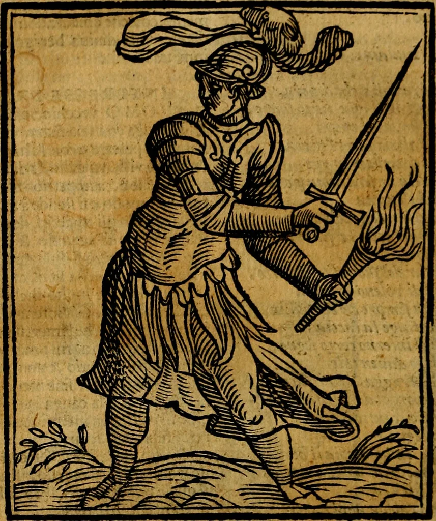 An illustration from Della piu che novissima iconologia, 1630, leaf 245