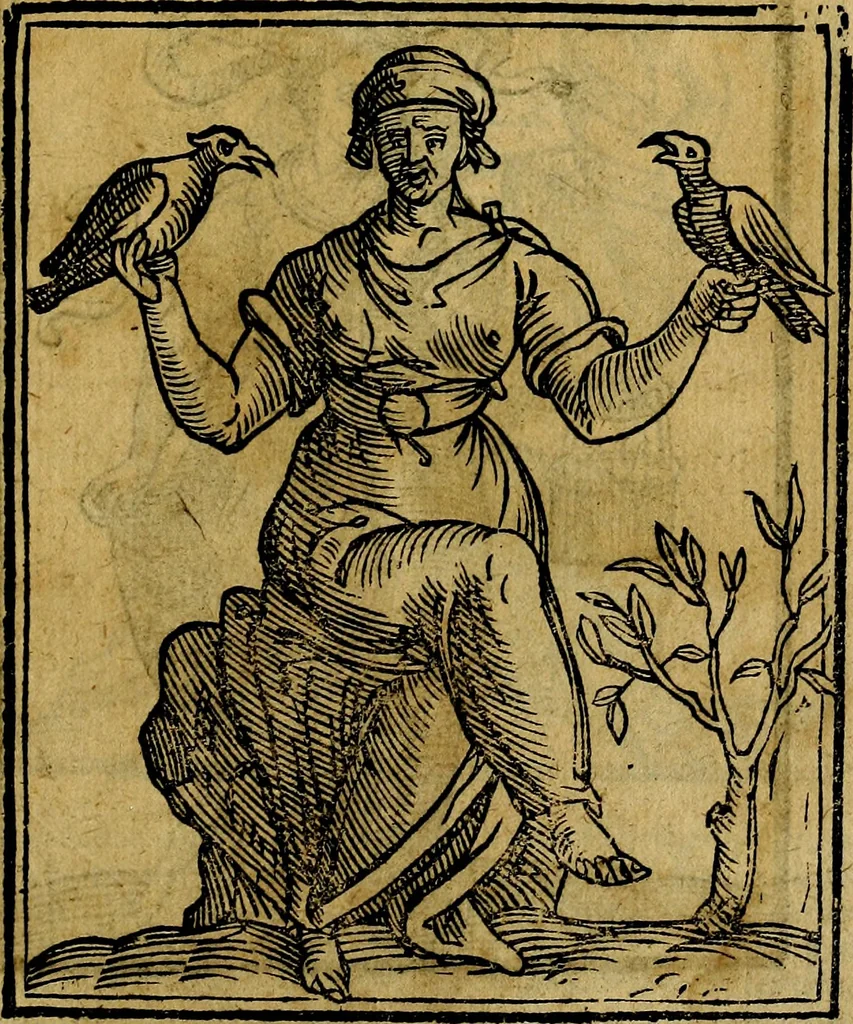 An illustration from Della piu che novissima iconologia, 1630, leaf 246