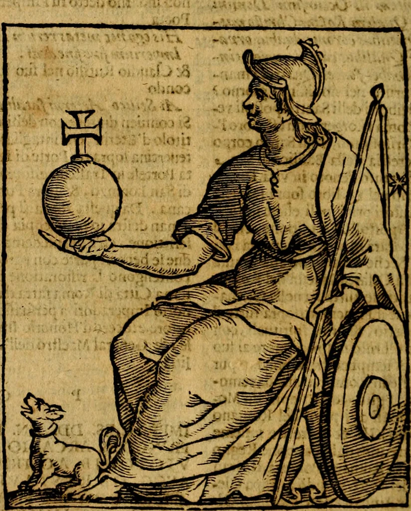 An illustration from Della piu che novissima iconologia, 1630, leaf 257