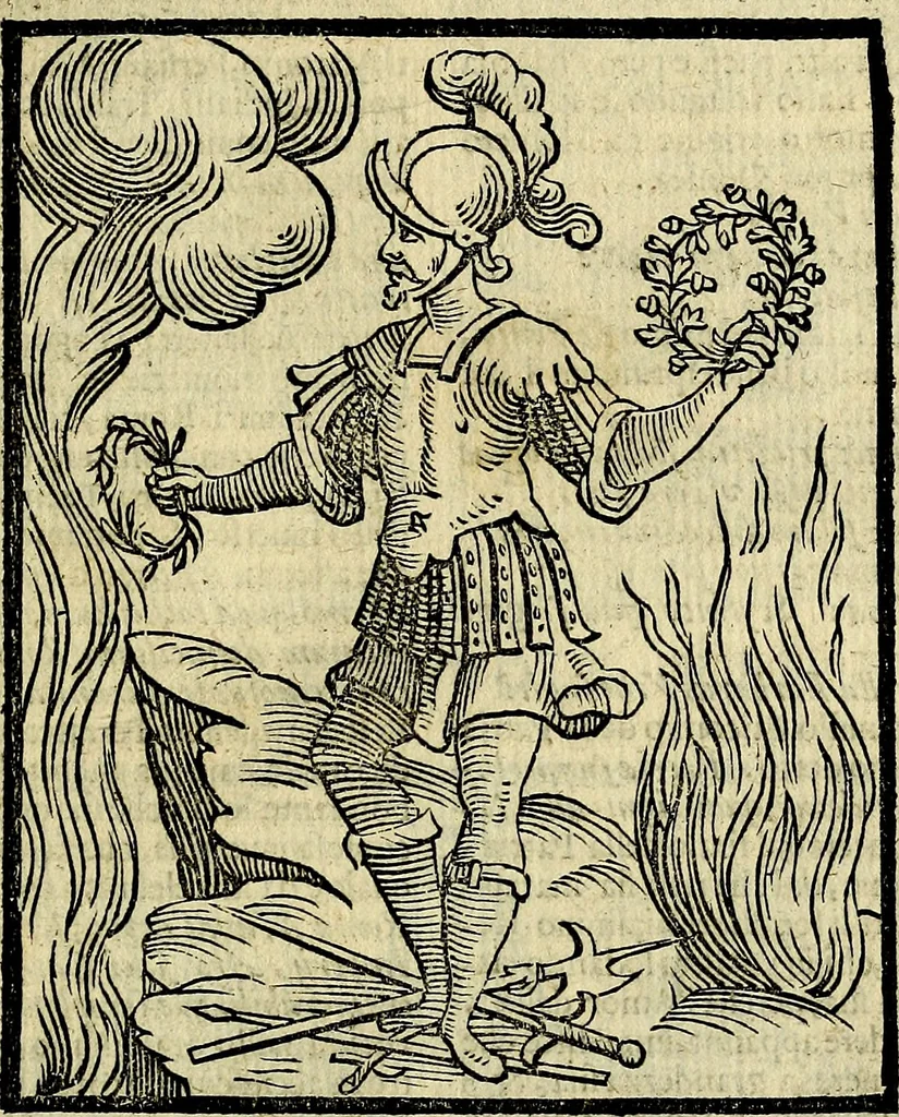 An illustration from Della piu che novissima iconologia, 1630, leaf 26