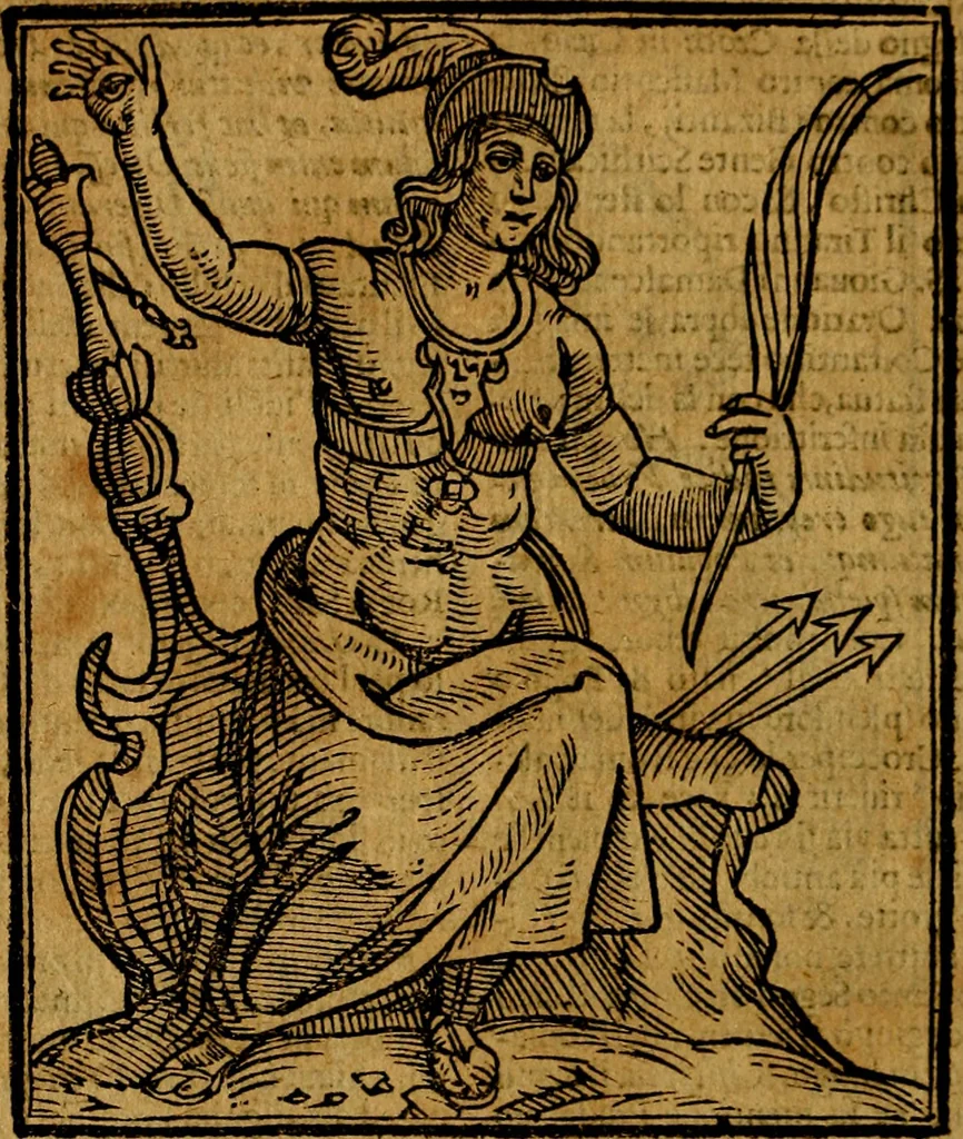 An illustration from Della piu che novissima iconologia, 1630, leaf 261
