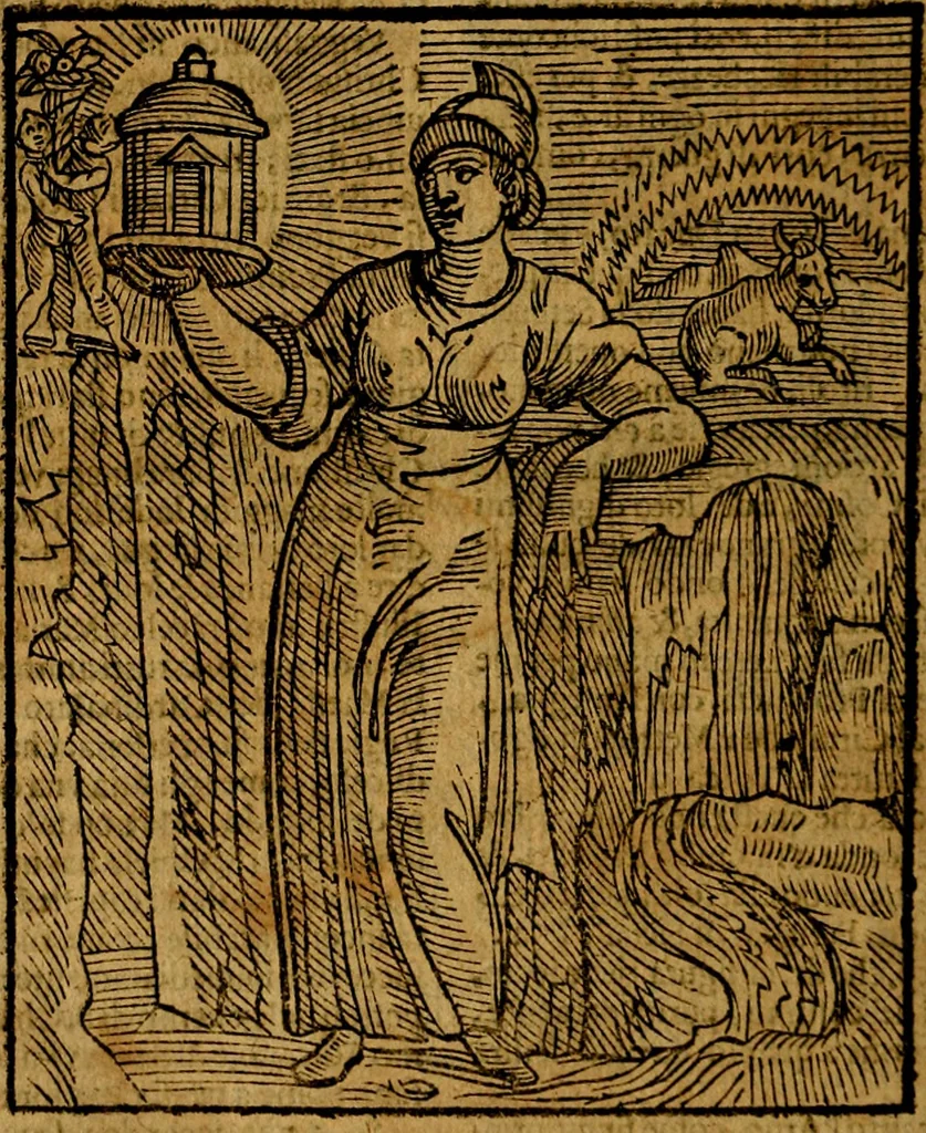 An illustration from Della piu che novissima iconologia, 1630, leaf 265