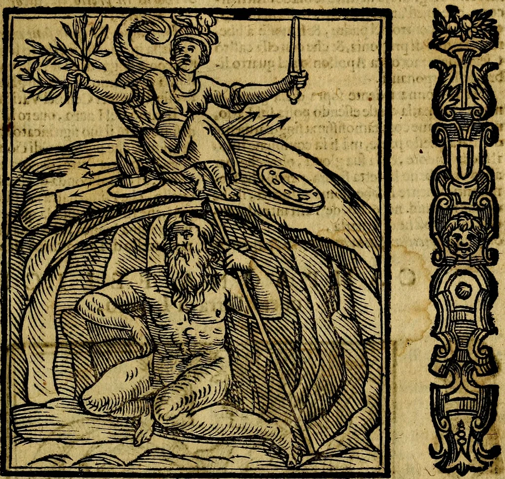 An illustration from Della piu che novissima iconologia, 1630, leaf 266