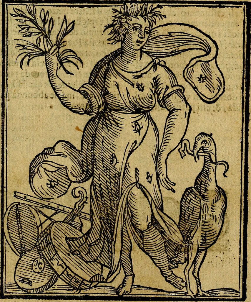An illustration from Della piu che novissima iconologia, 1630, leaf 270