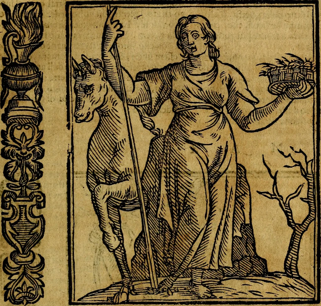 An illustration from Della piu che novissima iconologia, 1630, leaf 272