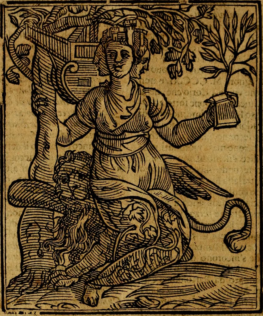 An illustration from Della piu che novissima iconologia, 1630, leaf 279