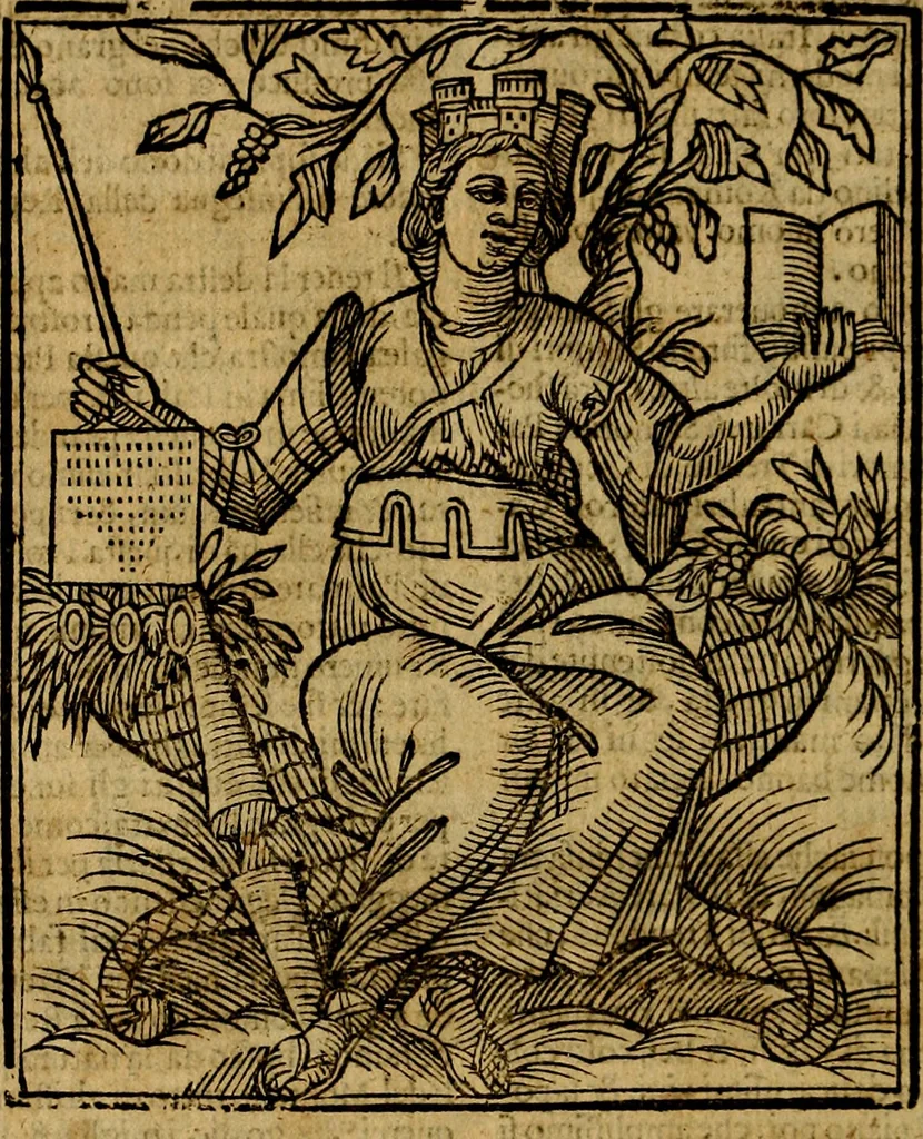 An illustration from Della piu che novissima iconologia, 1630, leaf 281