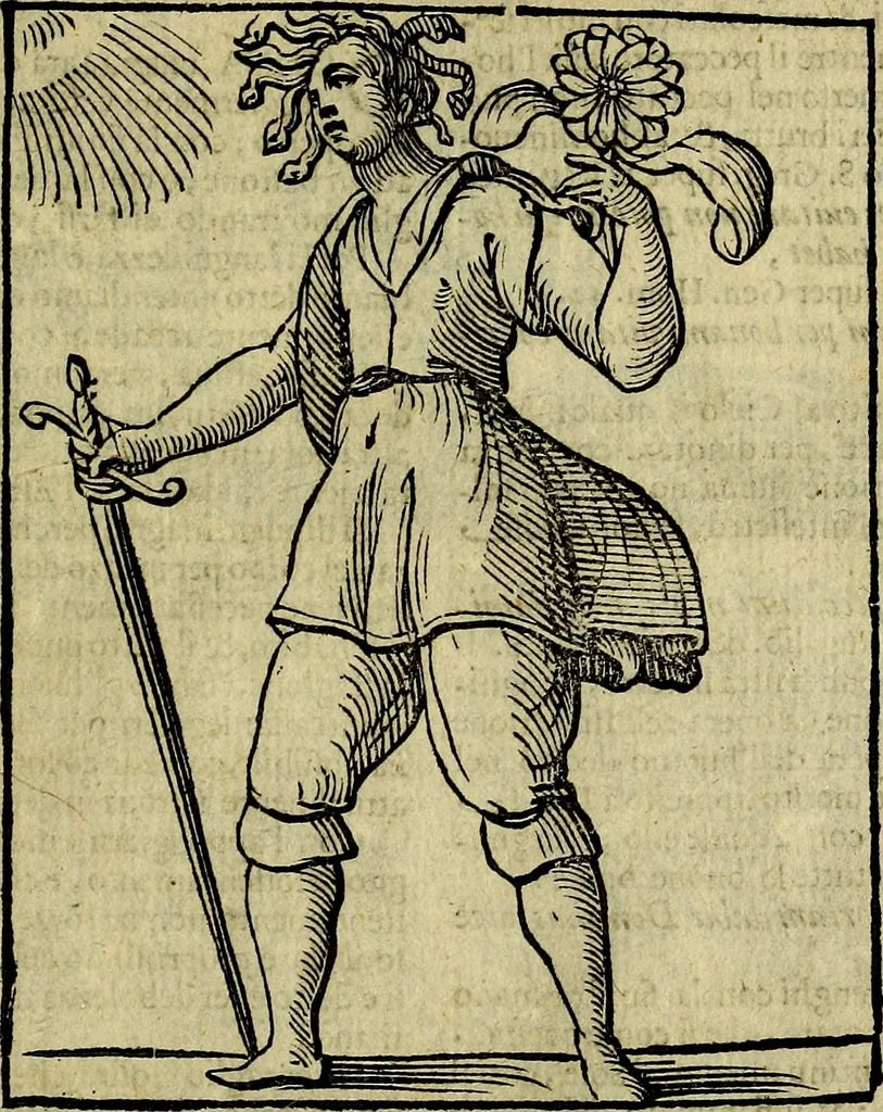 An illustration from Della piu che novissima iconologia, 1630, leaf 292