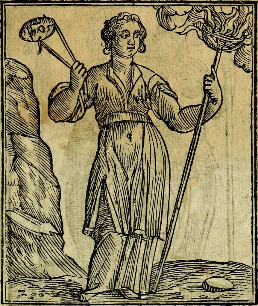 An illustration from Della piu che novissima iconologia, 1630, leaf 294