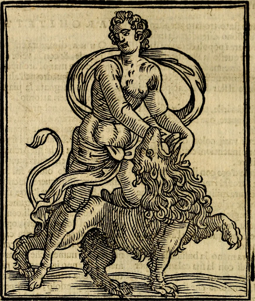 An illustration from Della piu che novissima iconologia, 1630, leaf 35