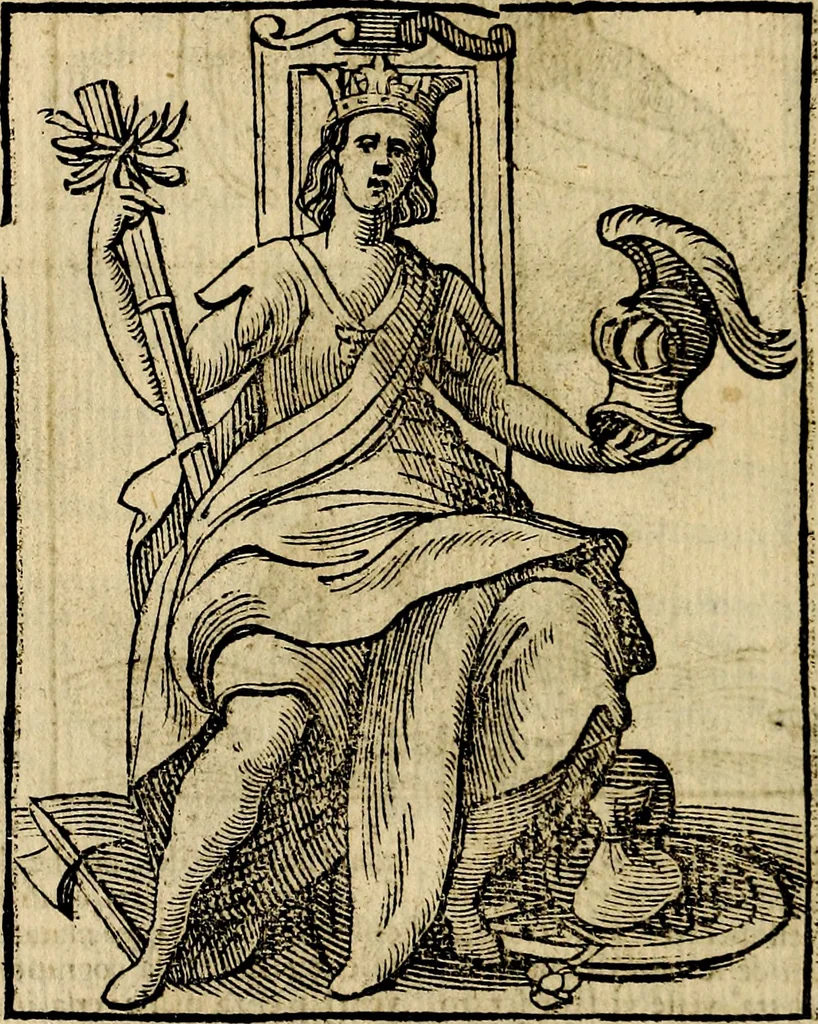 An illustration from Della piu che novissima iconologia, 1630, leaf 37