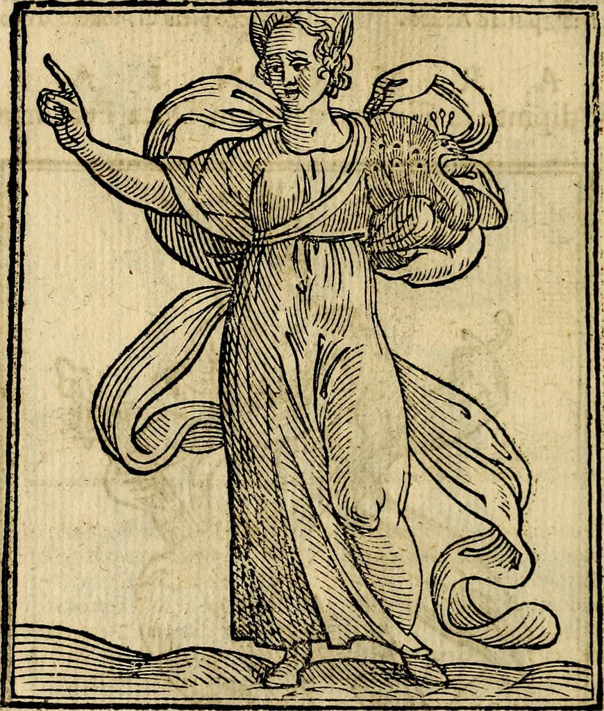 An illustration from Della piu che novissima iconologia, 1630, leaf 39