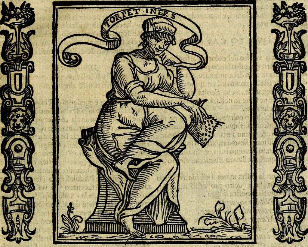 An illustration from Della piu che novissima iconologia, 1630, leaf 4