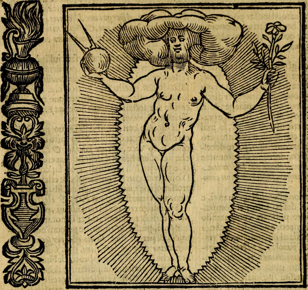 An illustration from Della piu che novissima iconologia, 1630, leaf 57