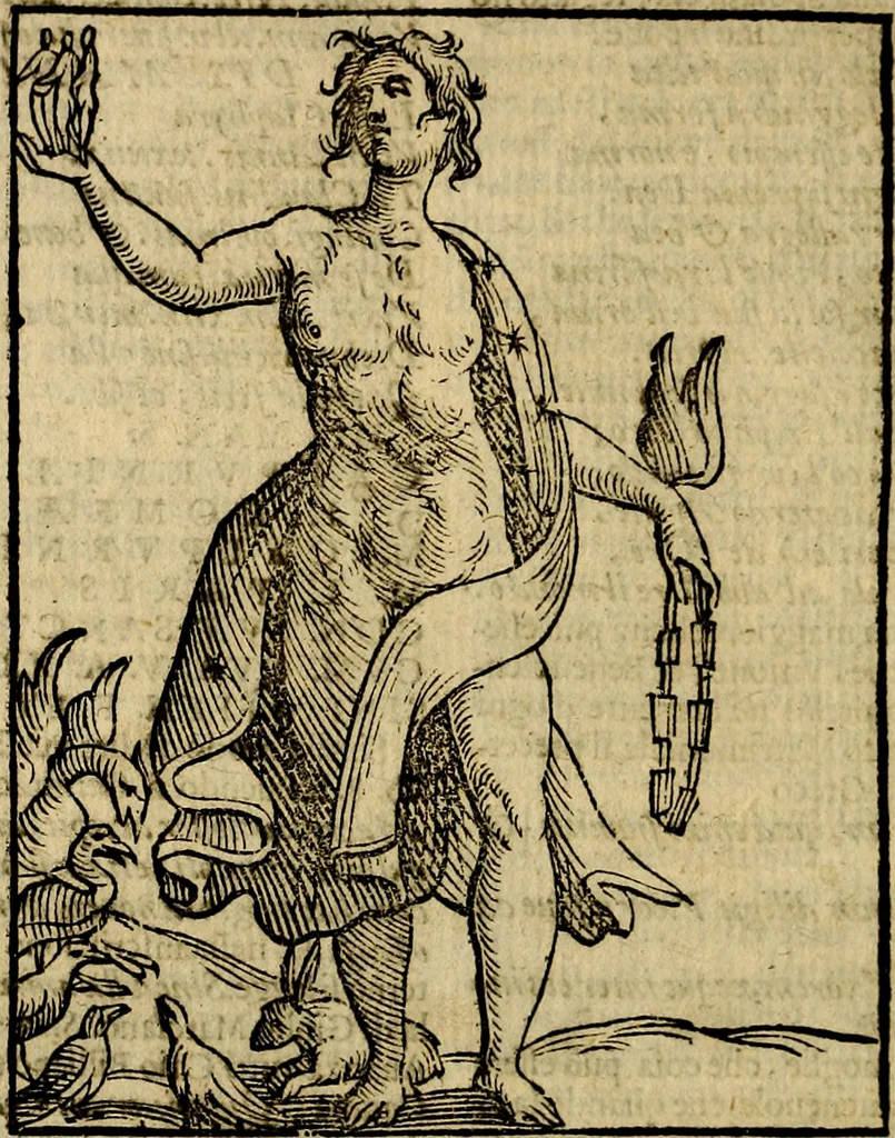 An illustration from Della piu che novissima iconologia, 1630, leaf 63
