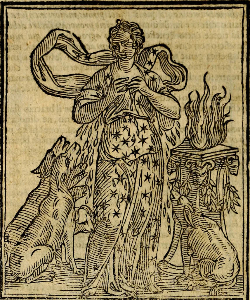 An illustration from Della piu che novissima iconologia, 1630, leaf 65