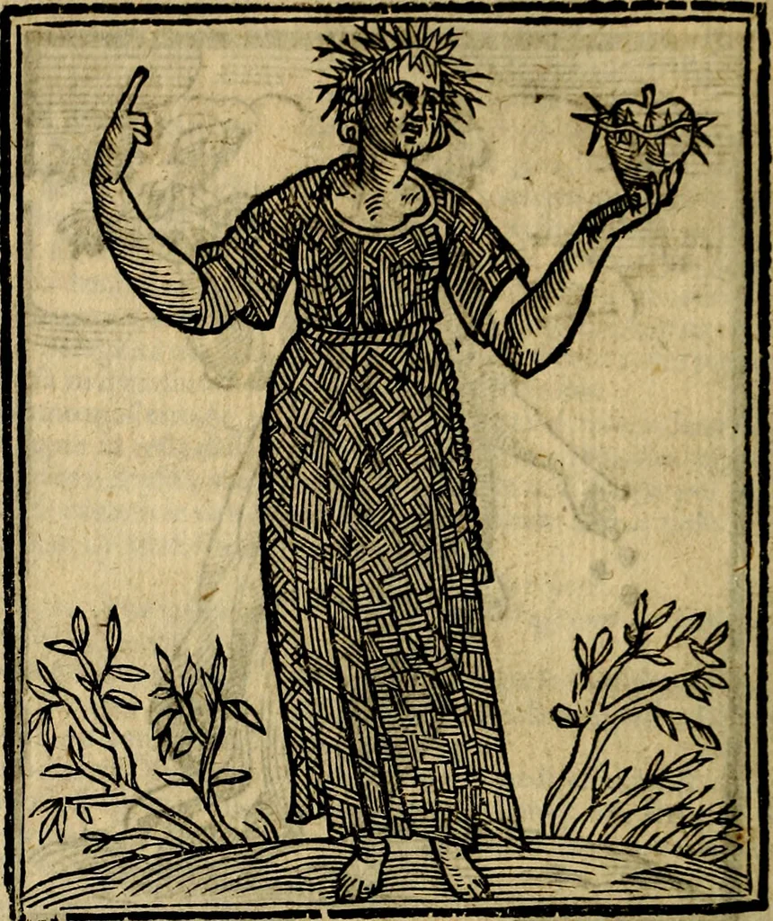 An illustration from Della piu che novissima iconologia, 1630, leaf 69