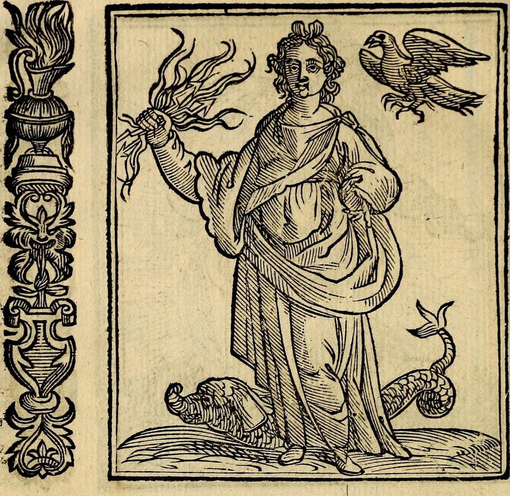 An illustration from Della piu che novissima iconologia, 1630, leaf 81
