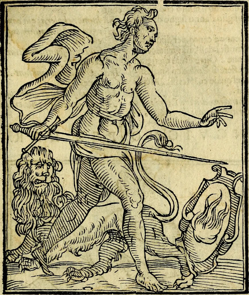 An illustration from Della piu che novissima iconologia, 1630, leaf 88
