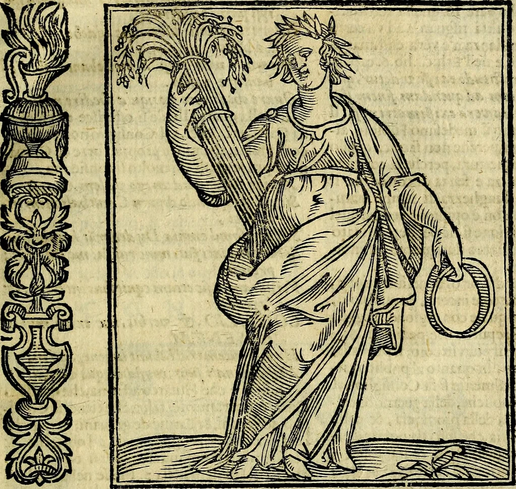 An illustration from Della piu che novissima iconologia, 1630, leaf 92