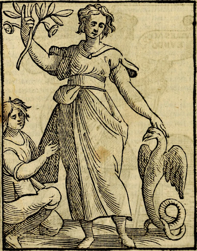 An illustration from Della piu che novissima iconologia, 1630, leaf 95