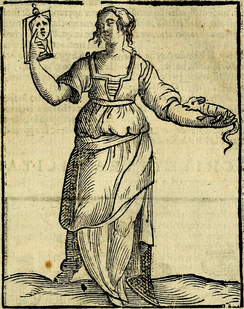 An illustration from Della piu che novissima iconologia, 1630, leaf 154