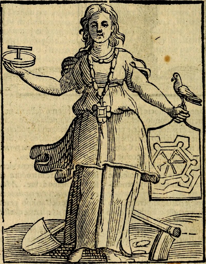 An illustration from Della piu che novissima iconologia, 1630, leaf 155