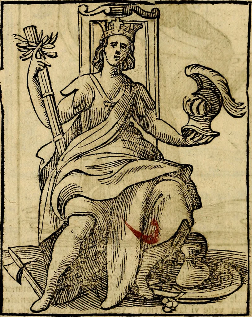 An illustration from Della piu che novissima iconologia, 1630, leaf 159