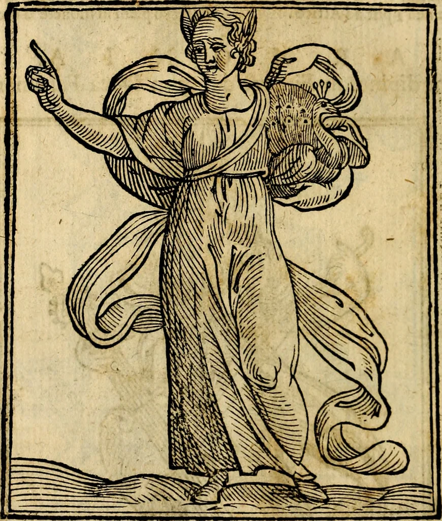 An illustration from Della piu che novissima iconologia, 1630, leaf 161
