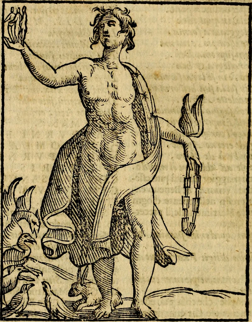 An illustration from Della piu che novissima iconologia, 1630, leaf 187