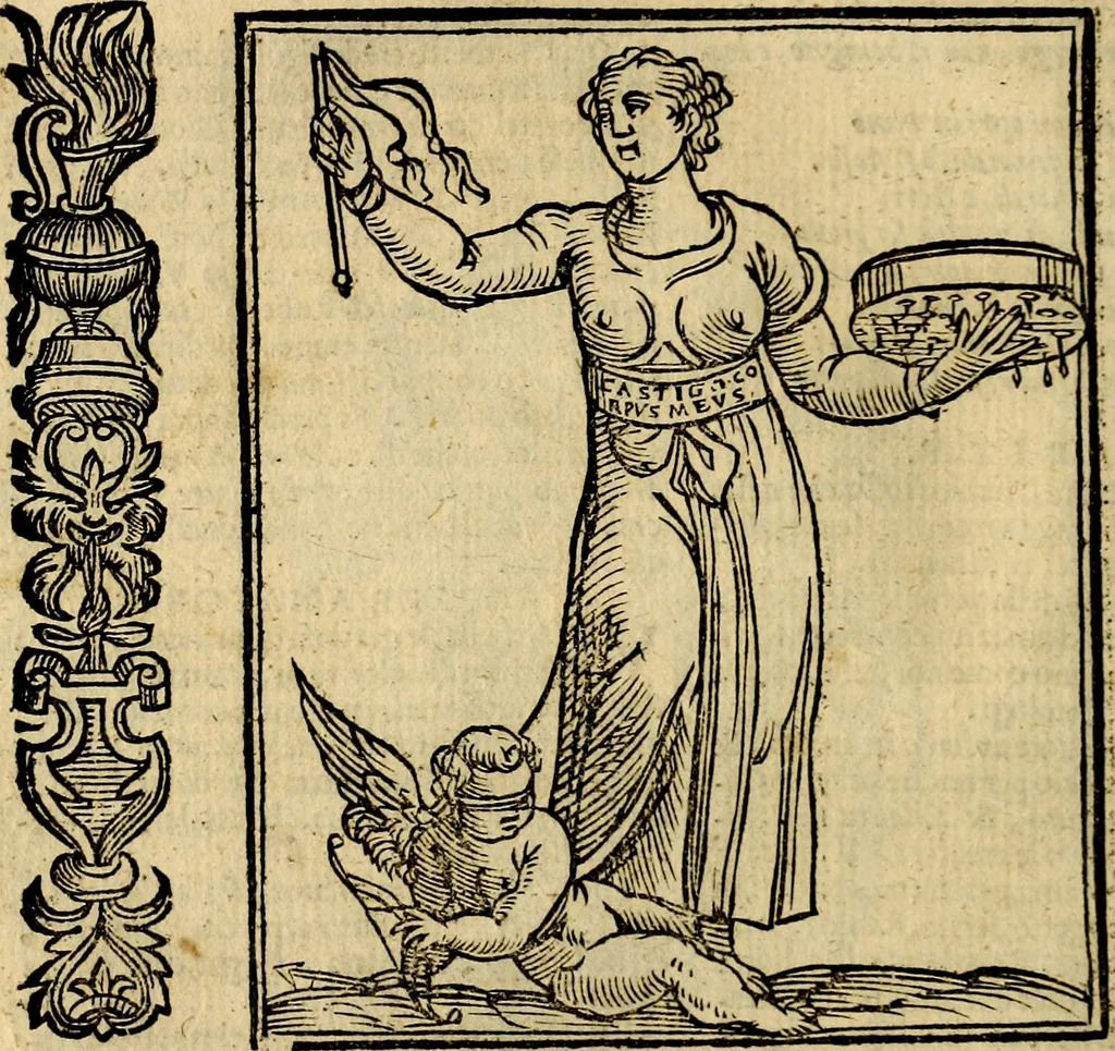 An illustration from Della piu che novissima iconologia, 1630, leaf 209
