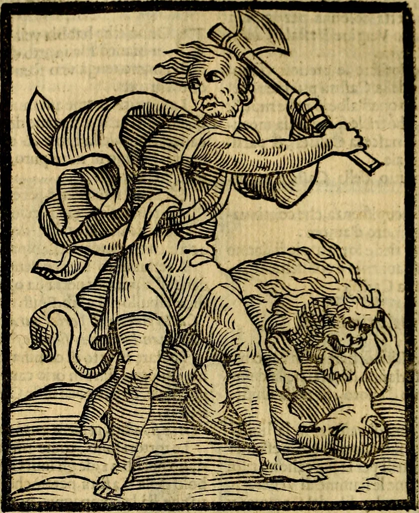 An illustration from Della piu che novissima iconologia, 1630, leaf 211