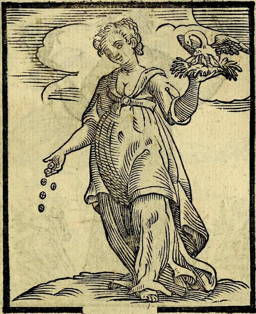 An illustration from Della piu che novissima iconologia, 1630, leaf 220