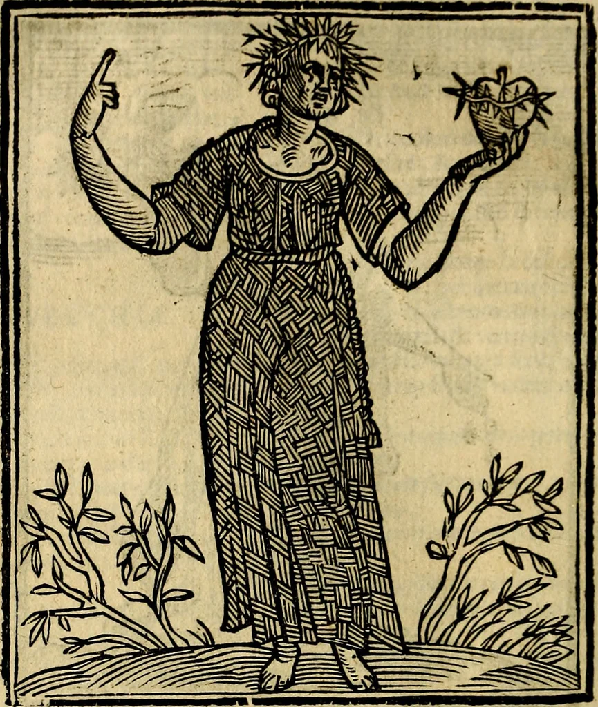 An illustration from Della piu che novissima iconologia, 1630, leaf 221