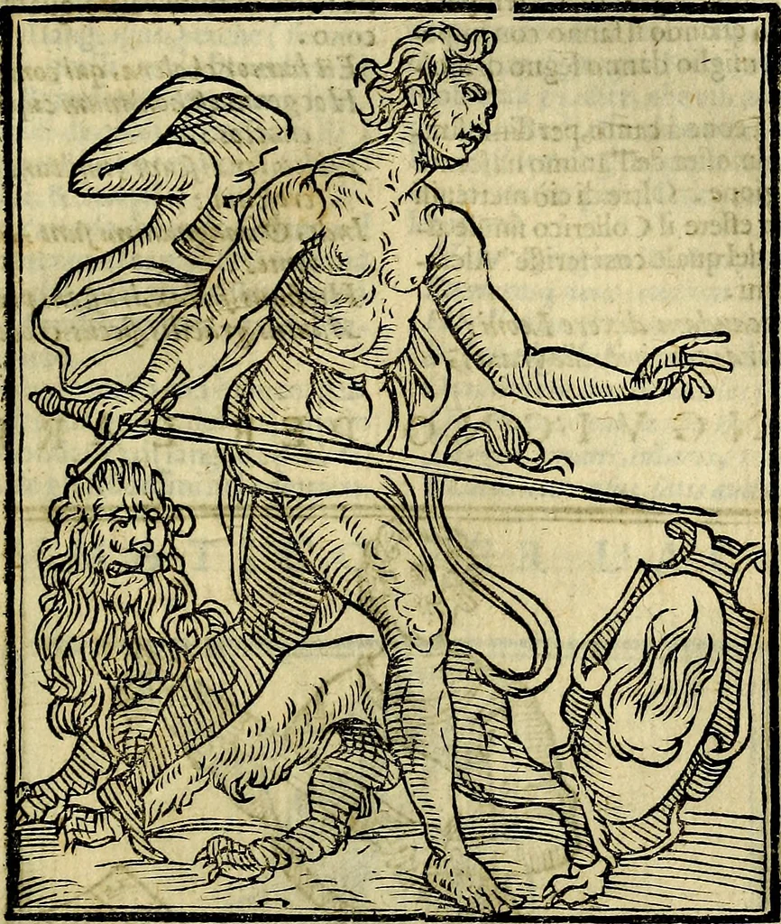 An illustration from Della piu che novissima iconologia, 1630, leaf 222