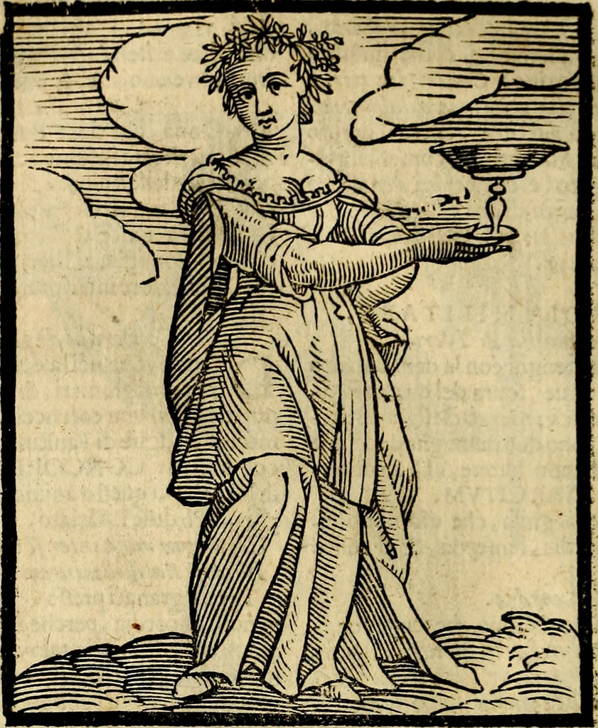An illustration from Della piu che novissima iconologia, 1630, leaf 229