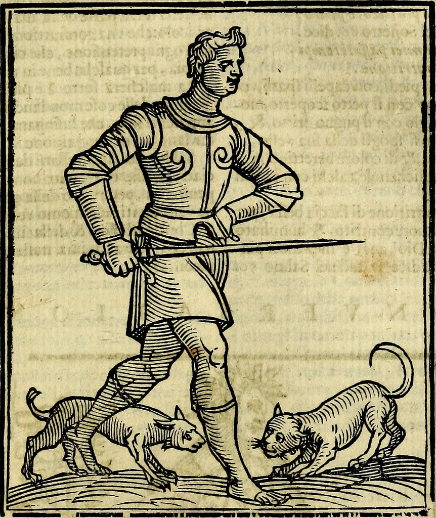 An illustration from Della piu che novissima iconologia, 1630, leaf 242