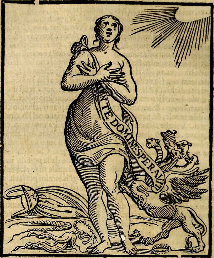 An illustration from Della piu che novissima iconologia, 1630, leaf 245