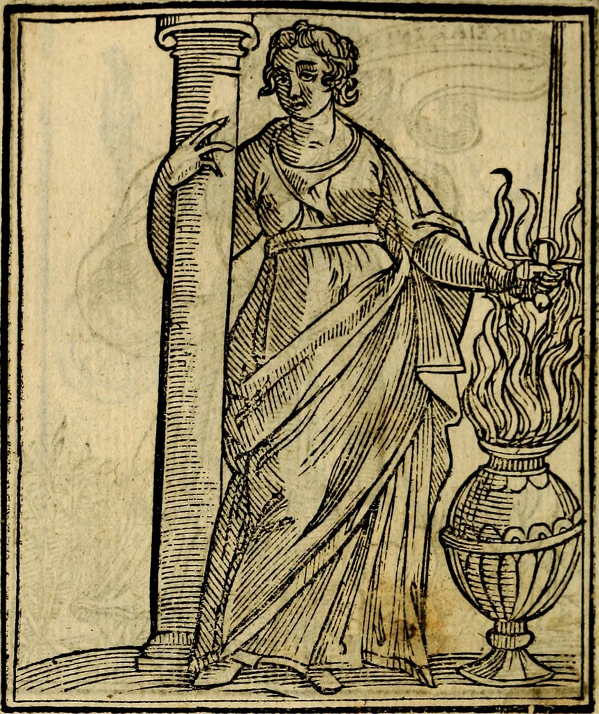 An illustration from Della piu che novissima iconologia, 1630, leaf 253