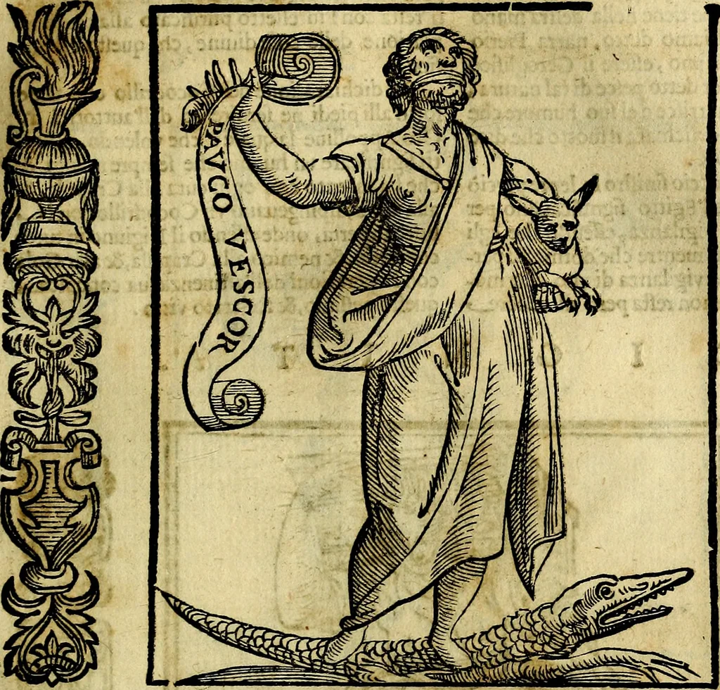 An illustration from Della piu che novissima iconologia, 1630, leaf 282