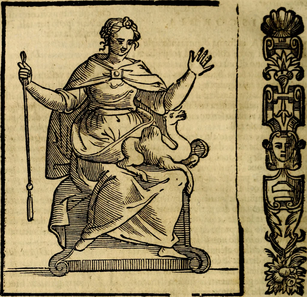 An illustration from Della piu che novissima iconologia, 1630, leaf 291