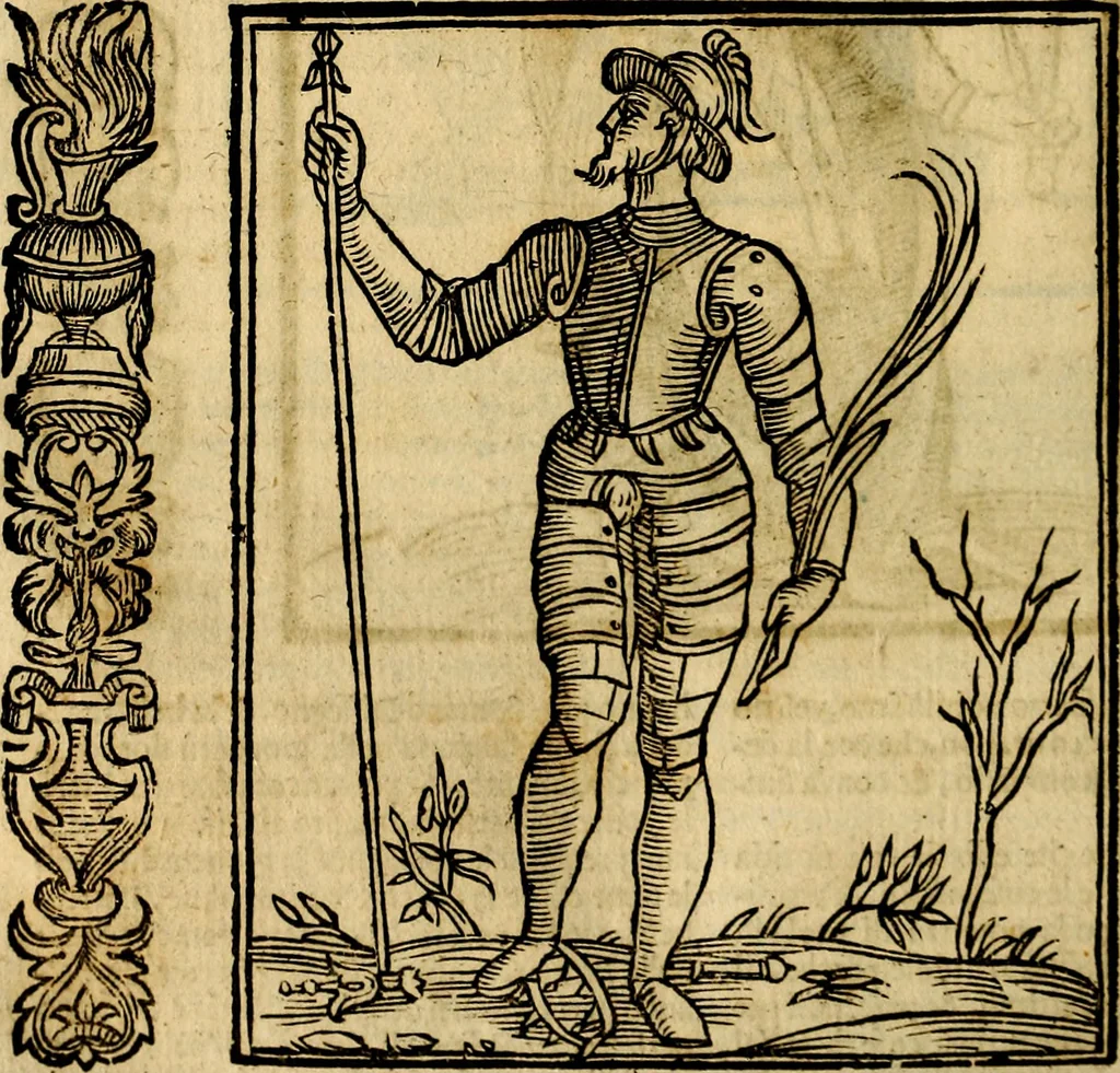 An illustration from Della piu che novissima iconologia, 1630, leaf 293